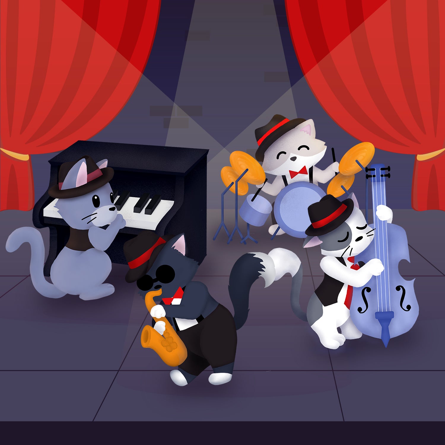 Jazz Kitties - Past Rewards