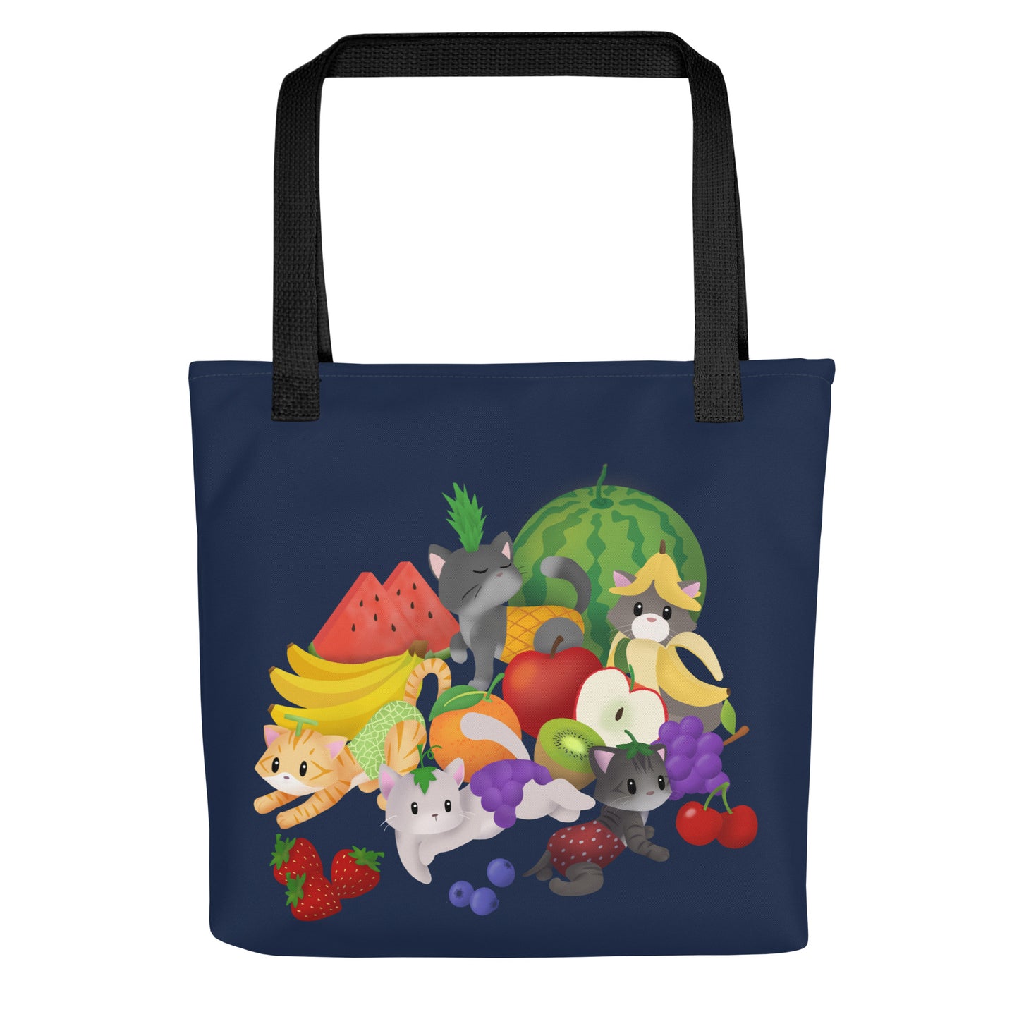 Fruit Salad Kitties Tote Bag
