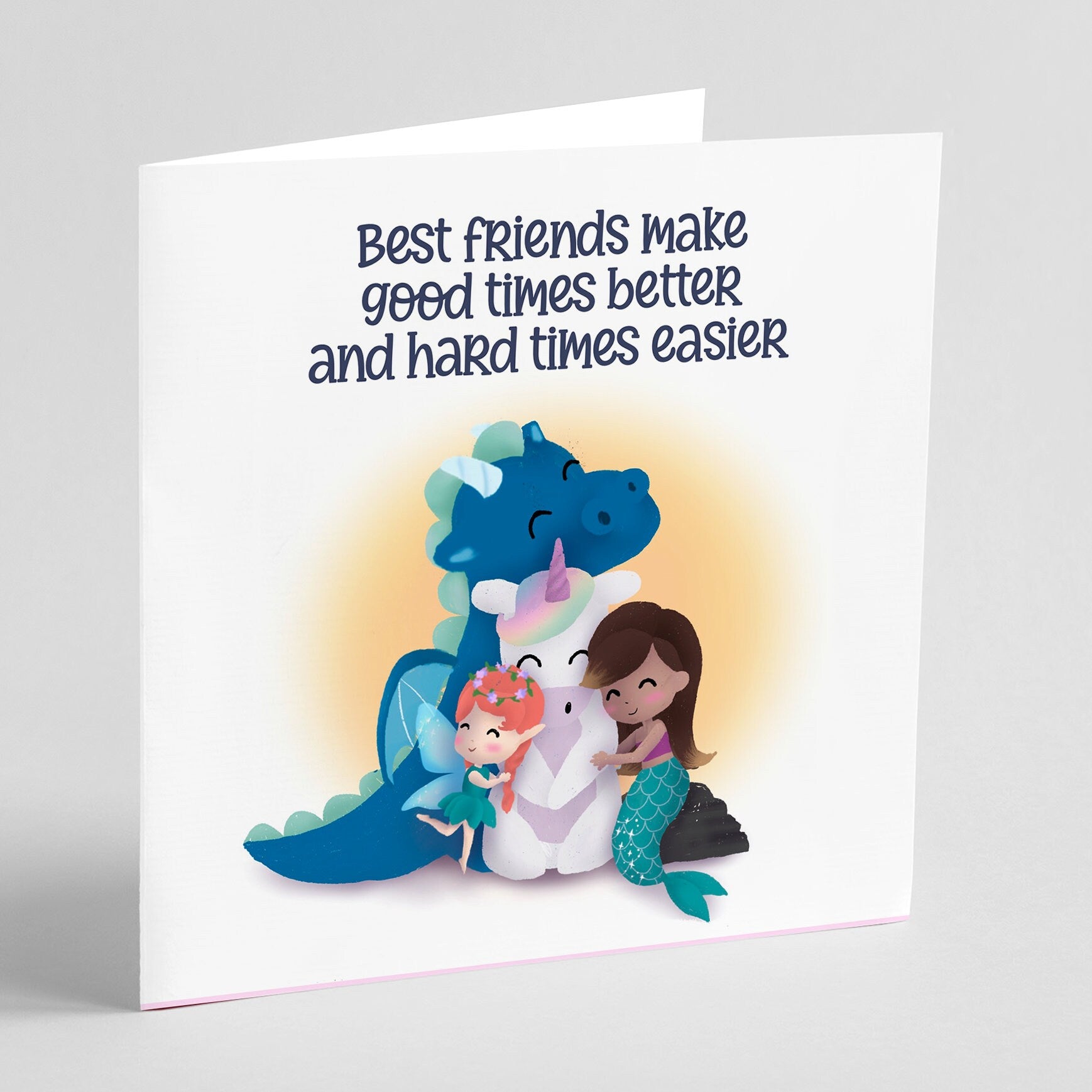 Friendship Card - Besties, BFF, Best Friends - Greeting Card