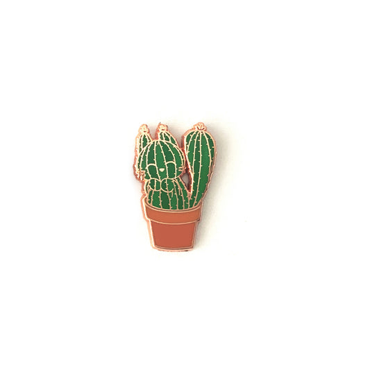 Cactus Kitty Momma Pin