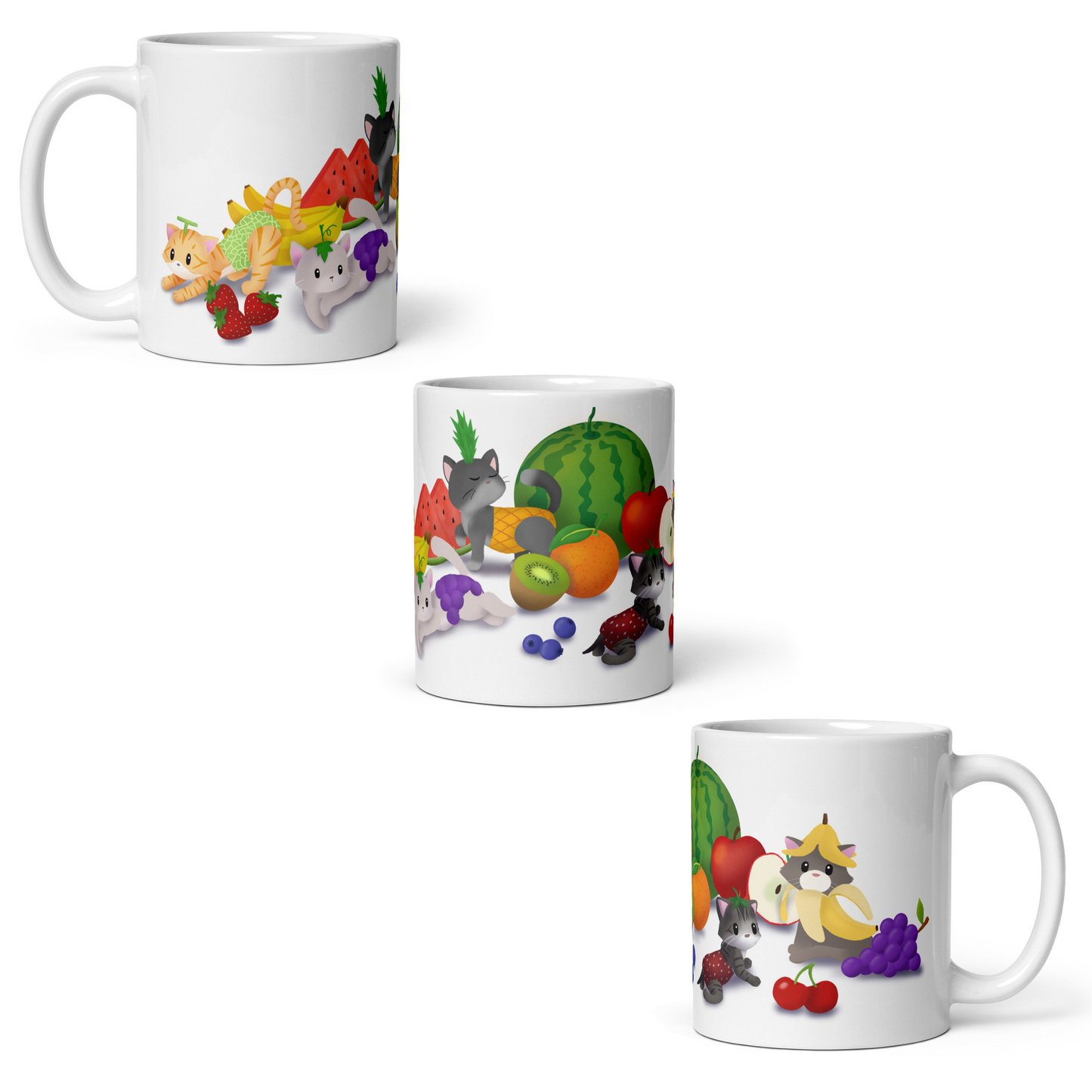 Fruit Salad Kitties Mug