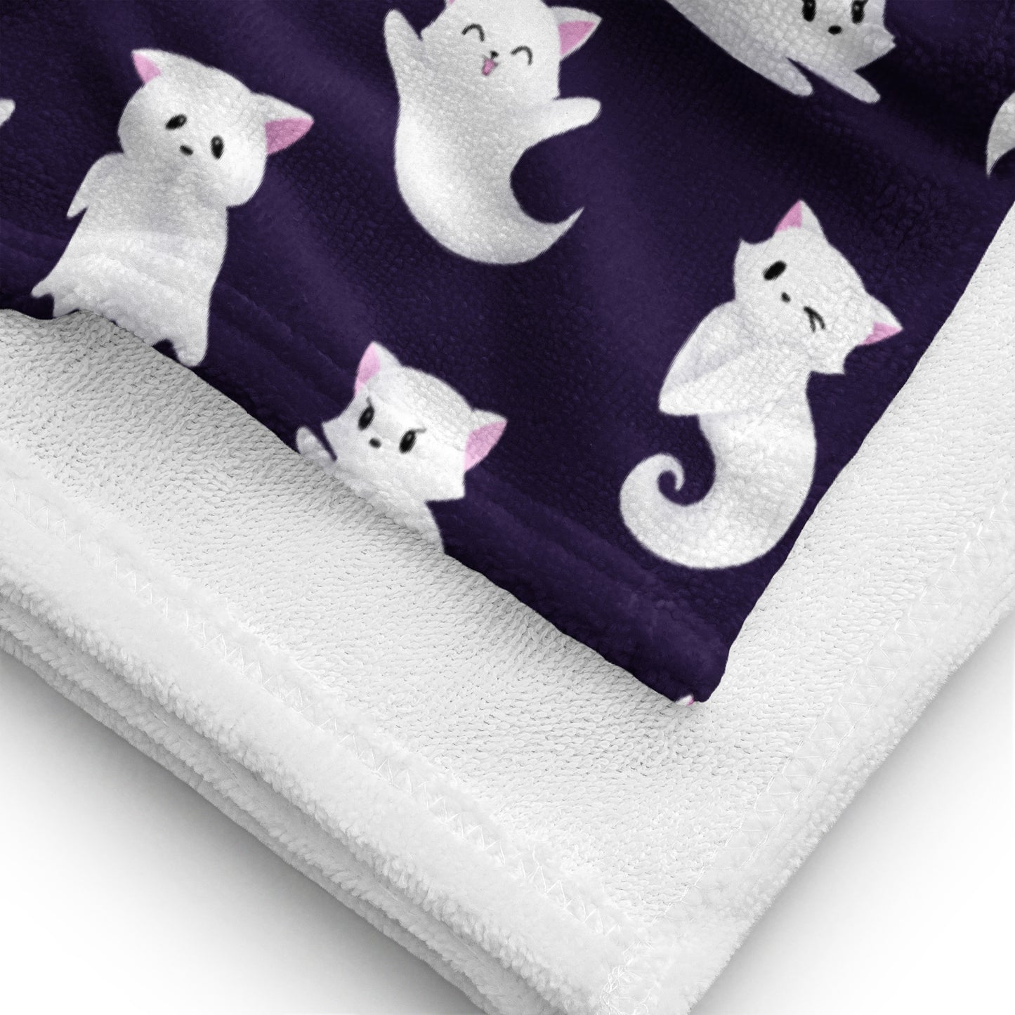 Ghost Kitties Towel