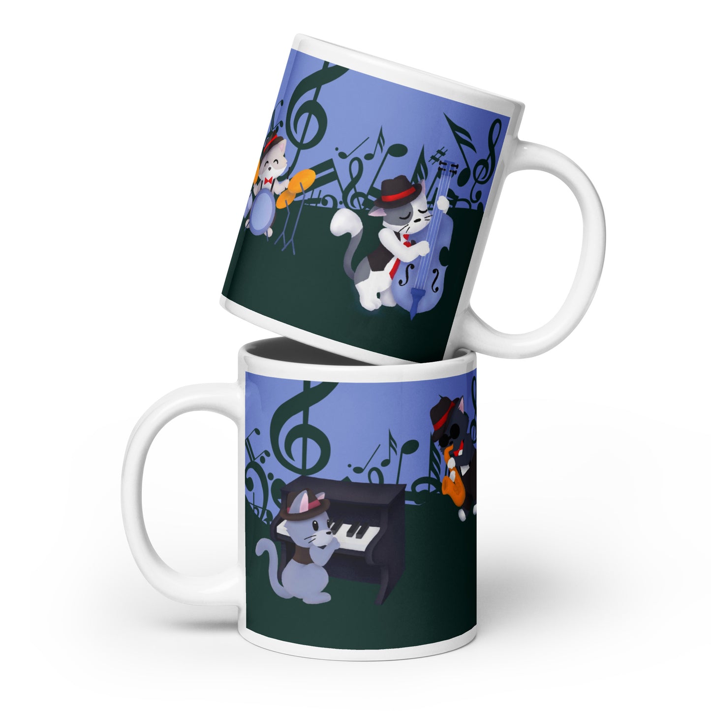 Jazz Kitties Mug