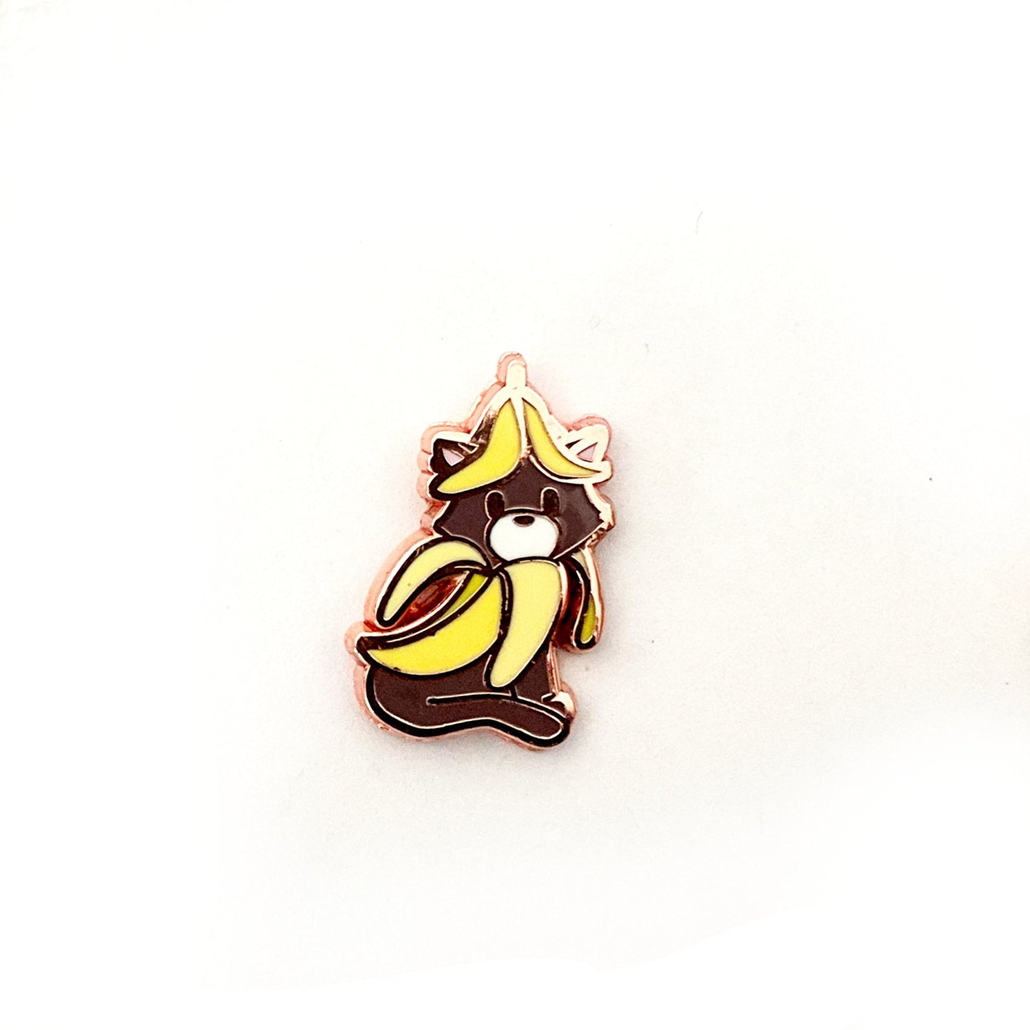 Banana Kitty - Small 0.8&quot; Enamel Pin, Pins, Brooches & Lapel Pins