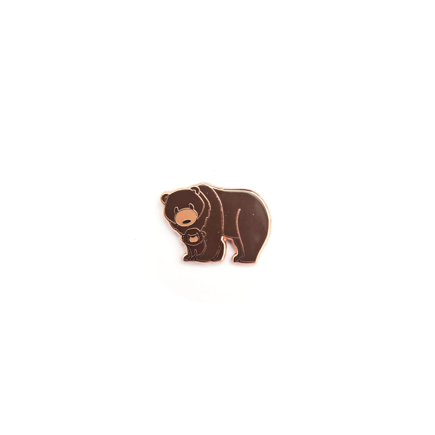 Papa Bear and Baby Bear - Small Enamel Pin Set of 4, Pins, Brooches & Lapel Pins