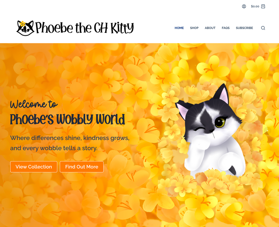 Phoebe Has Her Own Little Corner of the Internet!