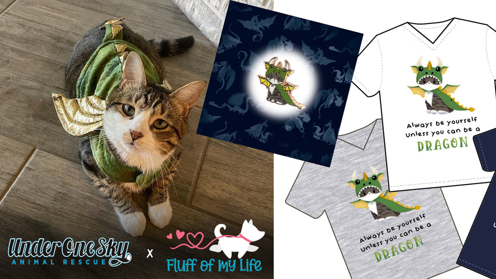 Jack the Dragon Kitty - Under One Sky Animal Rescue Fundraiser