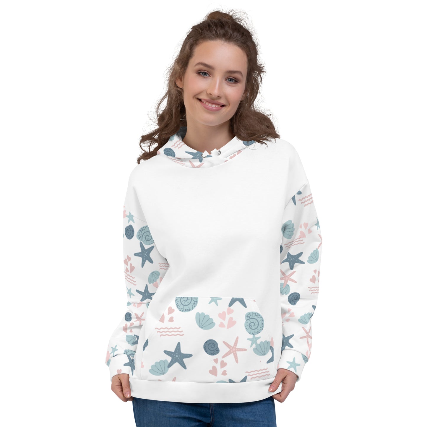 Purrmaid Paisley Unisex All-Over Hoodie