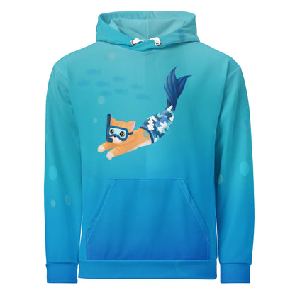 Purrman Reecie Unisex All-Over Hoodie