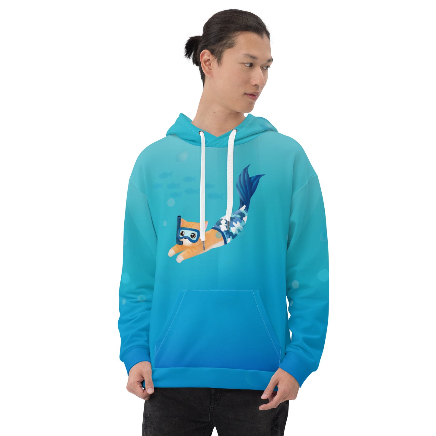 Purrman Reecie Unisex All-Over Hoodie