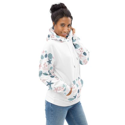 Purrmaid Paisley Unisex All-Over Hoodie