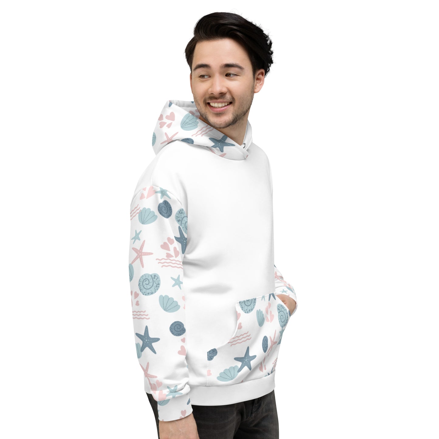 Purrmaid Paisley Unisex All-Over Hoodie