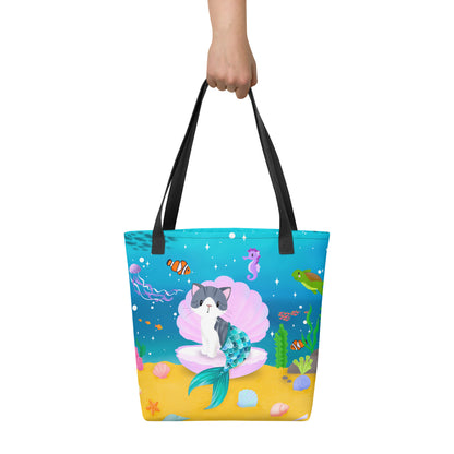 Purrmaid Tote Bag