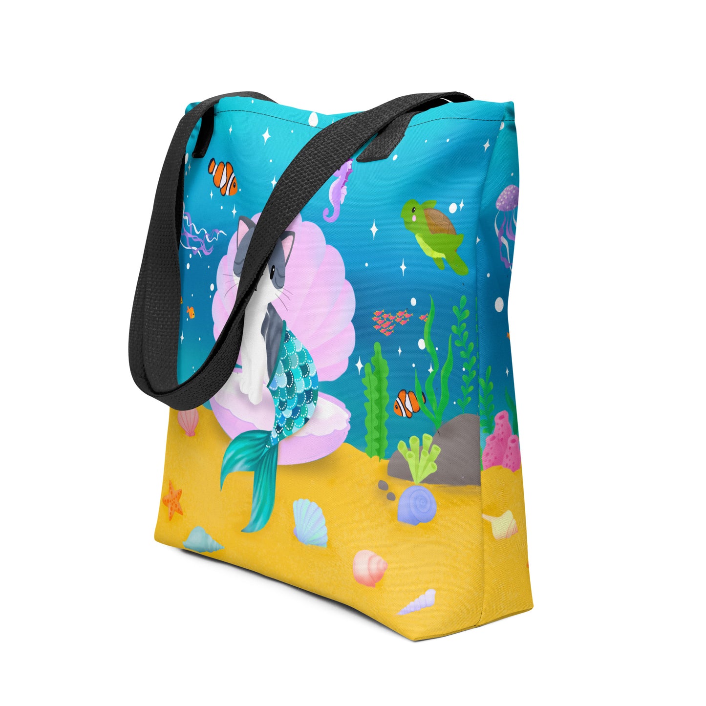 Purrmaid Tote Bag