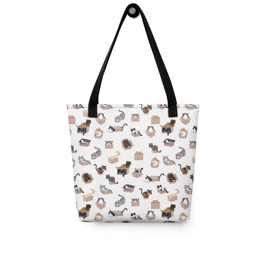 Kitty in a Box Tote Bag