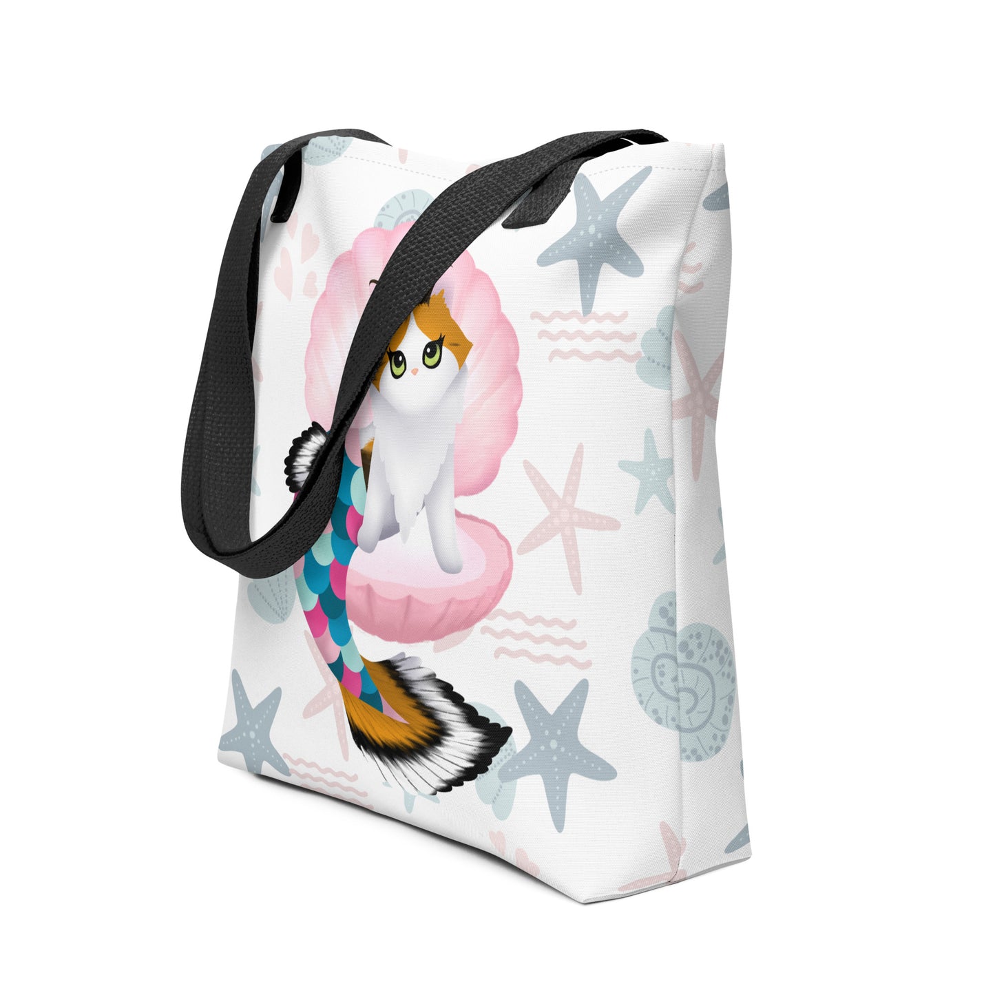 Purrmaid Paisley Tote Bag