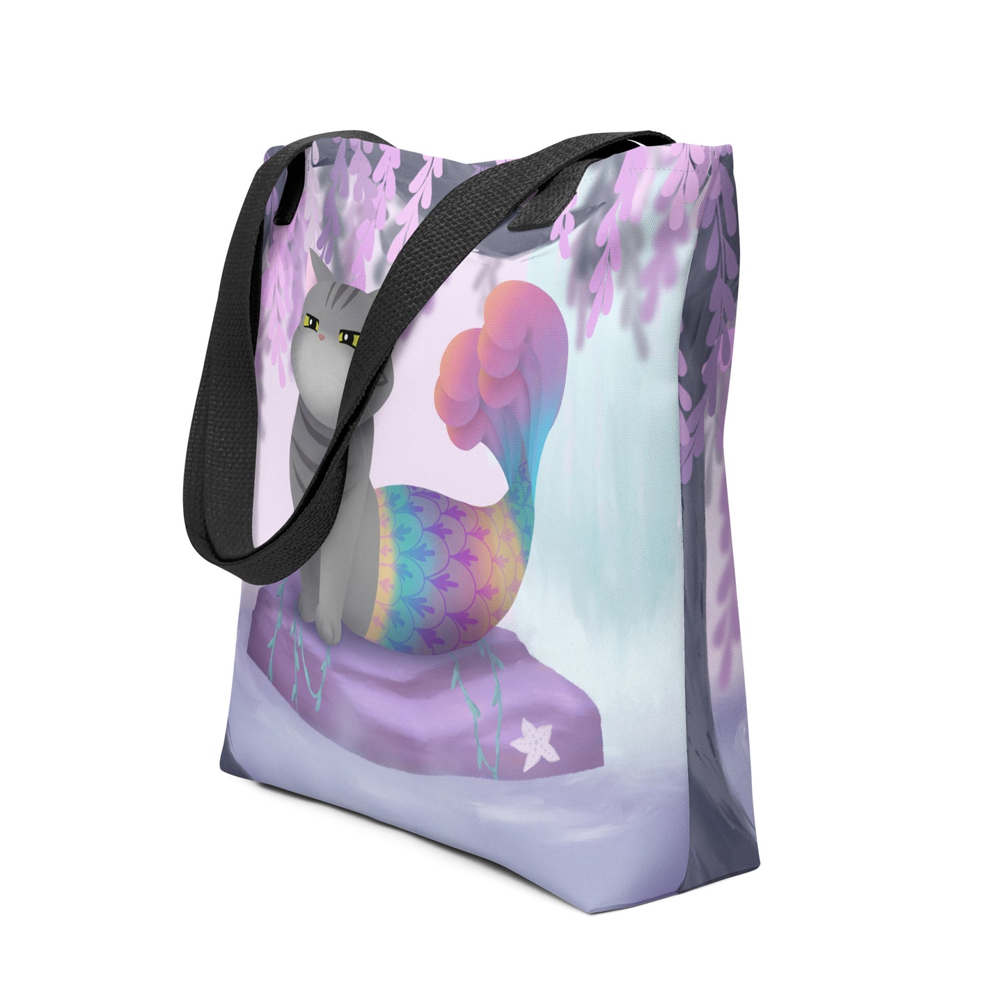 Purrmaid Dumpling Tote Bag