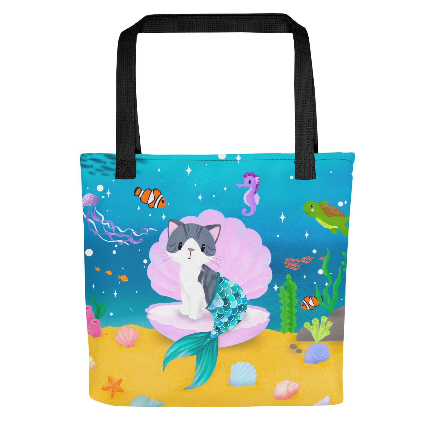 Purrmaid Tote Bag