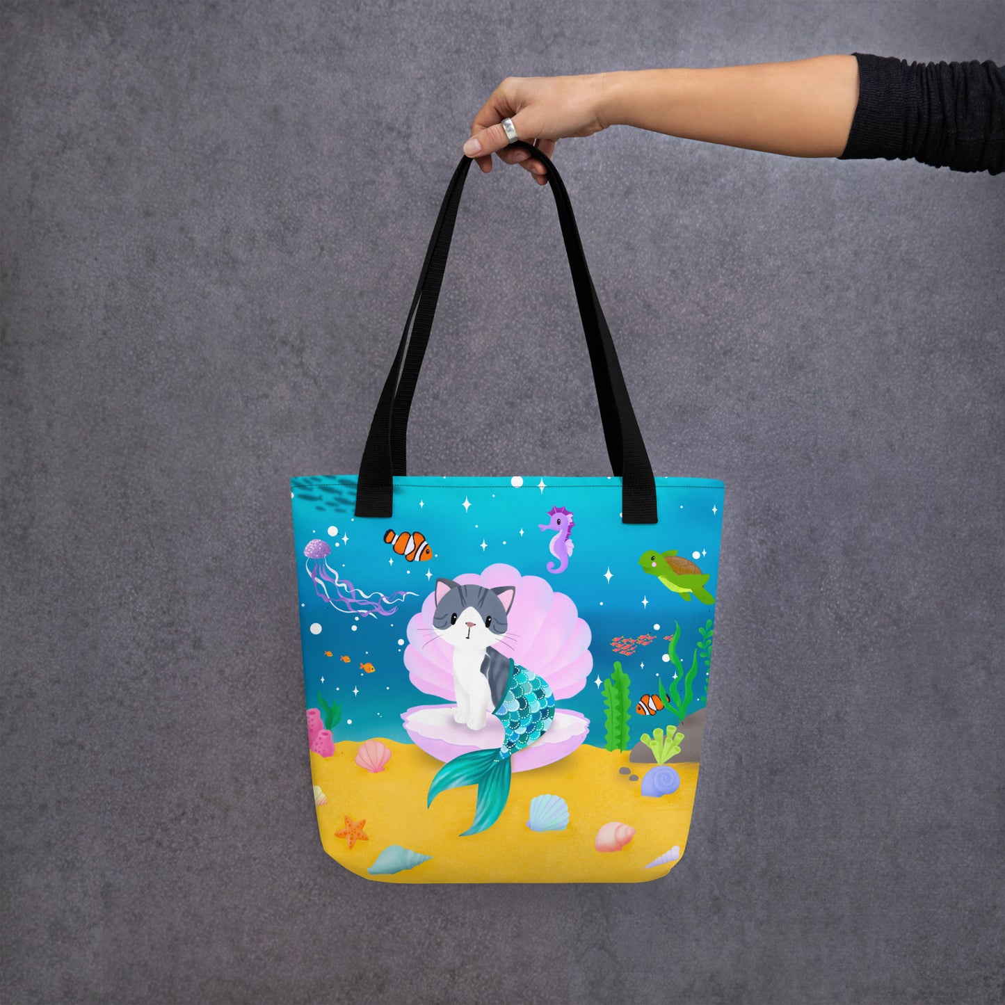 Purrmaid Tote Bag