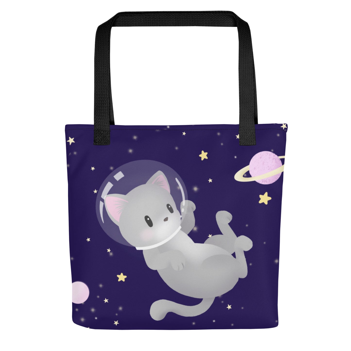 Space Kitty Tote Bag