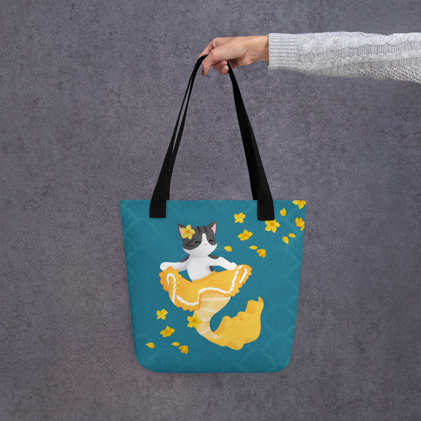 Purrmaid Scout Tote Bag