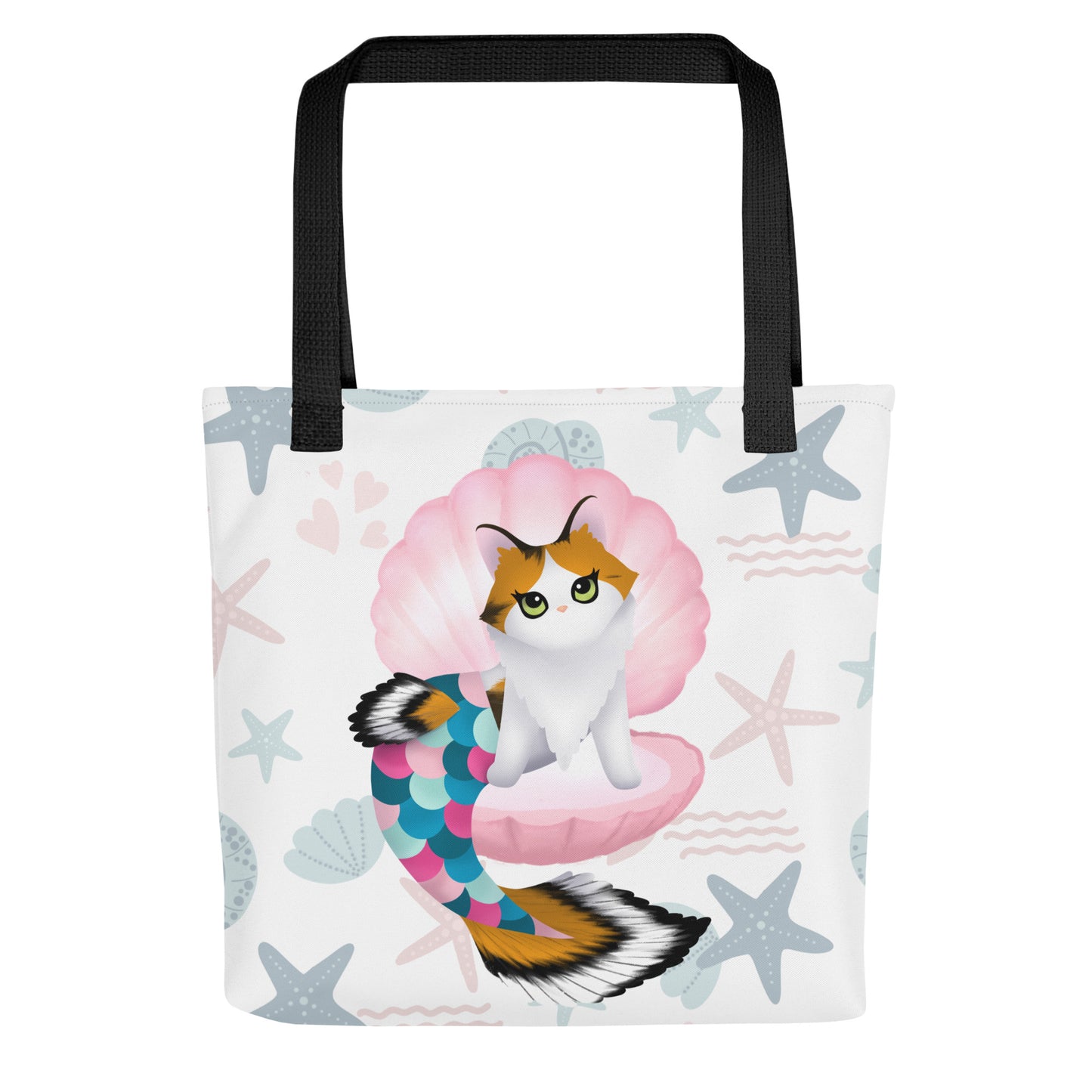 Purrmaid Paisley Tote Bag