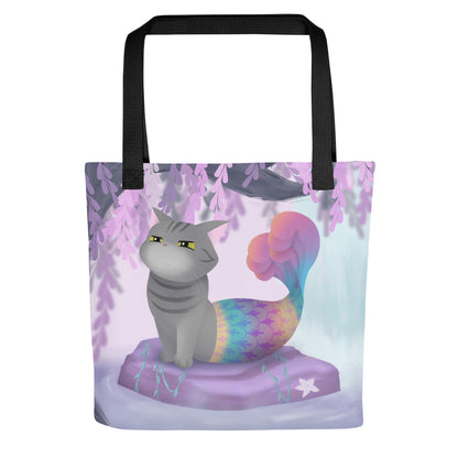 Purrmaid Dumpling Tote Bag