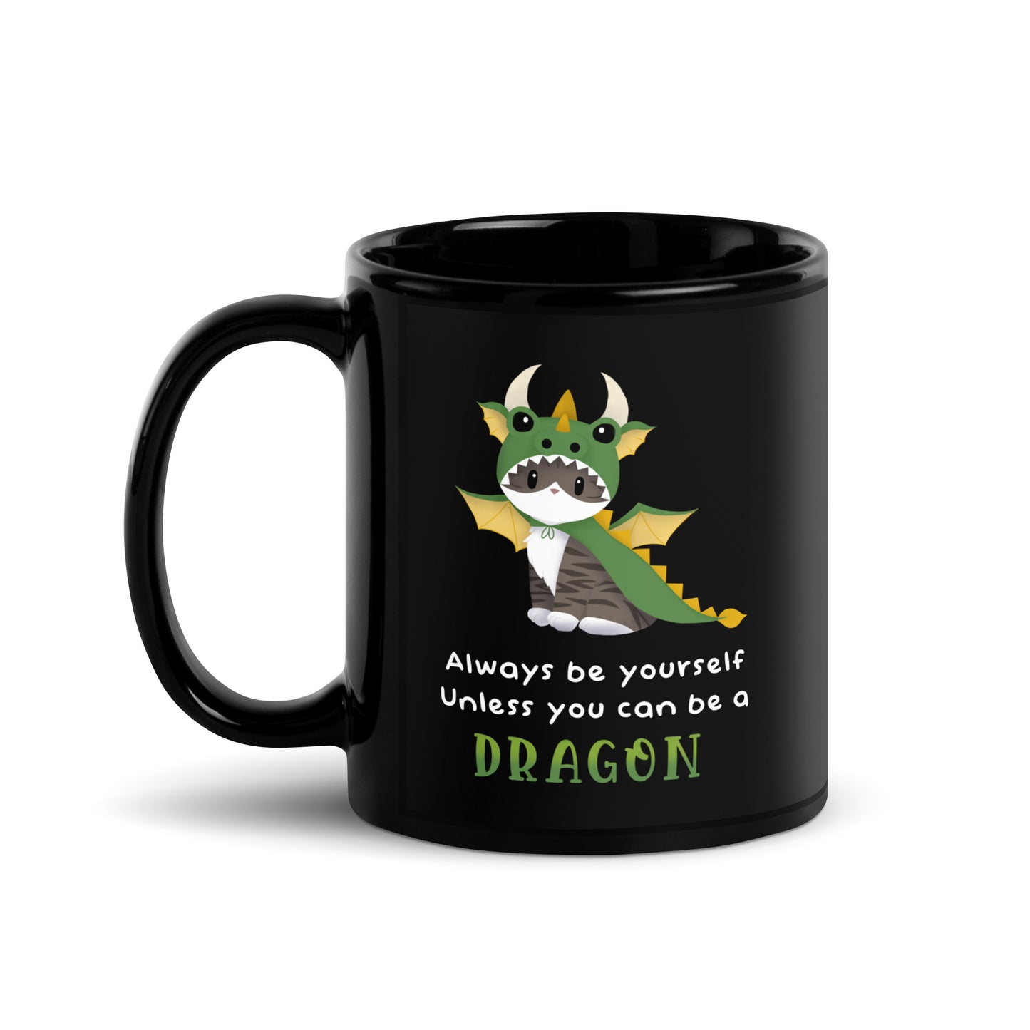 Jack the Dragon Kitty Mug