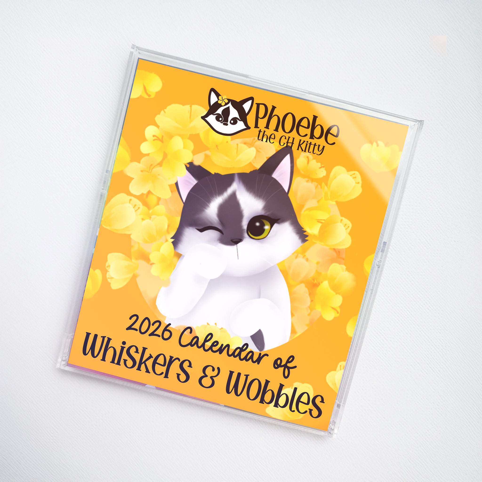 2026 Calendar of Whiskers & Wobbles (feat. Phoebe the CH Kitty