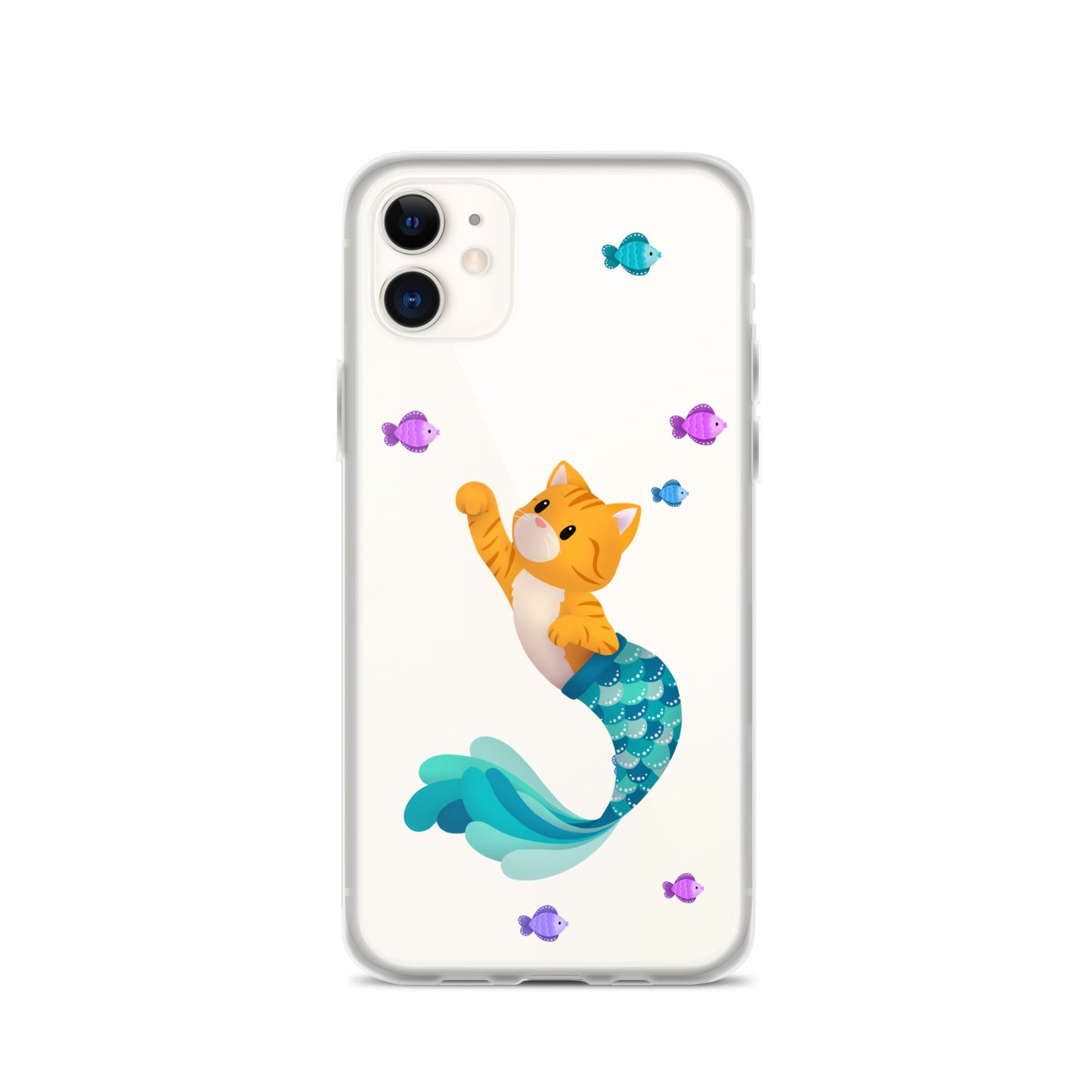 Purrman Jude iPhone Clear Case