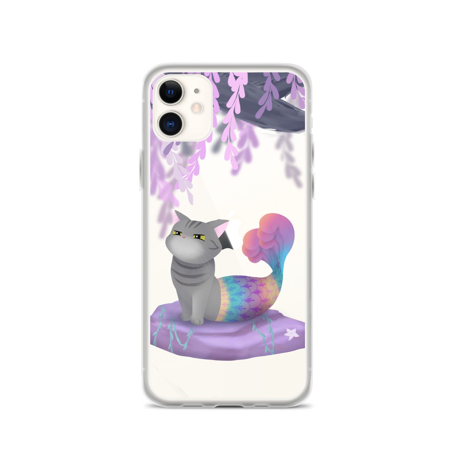 Purrmaid Dumpling iPhone Clear Case