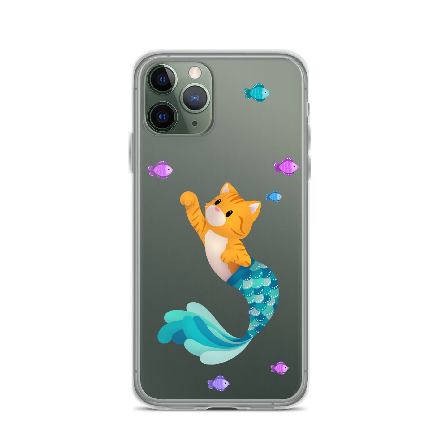 Purrman Jude iPhone Clear Case