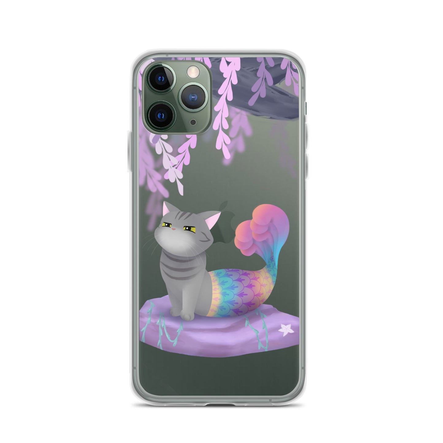 Purrmaid Dumpling iPhone Clear Case