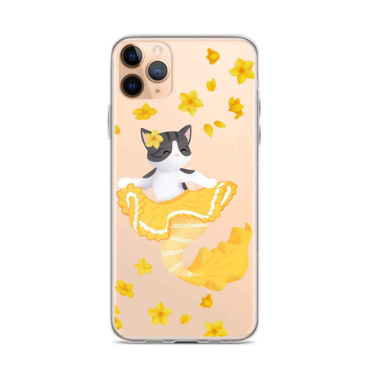 Purrmaid Scout iPhone Clear Case