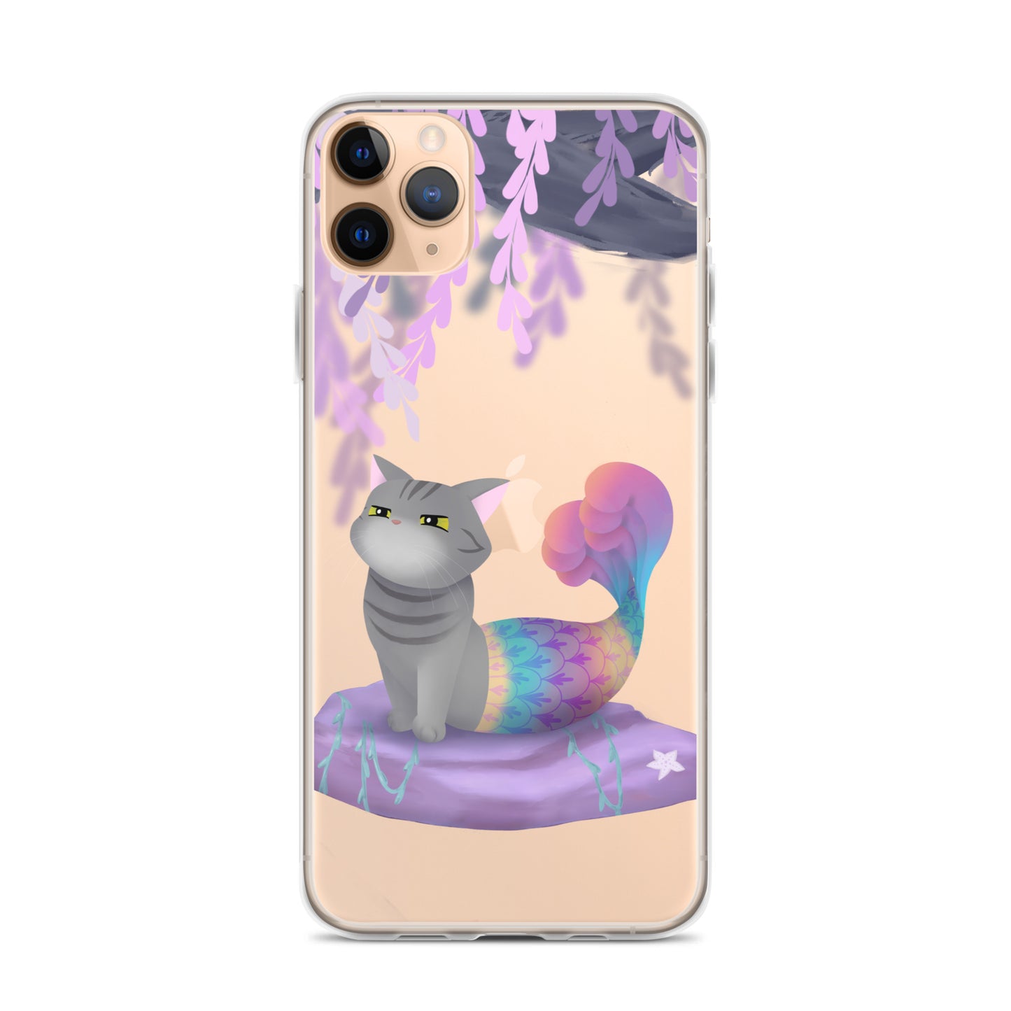 Purrmaid Dumpling iPhone Clear Case