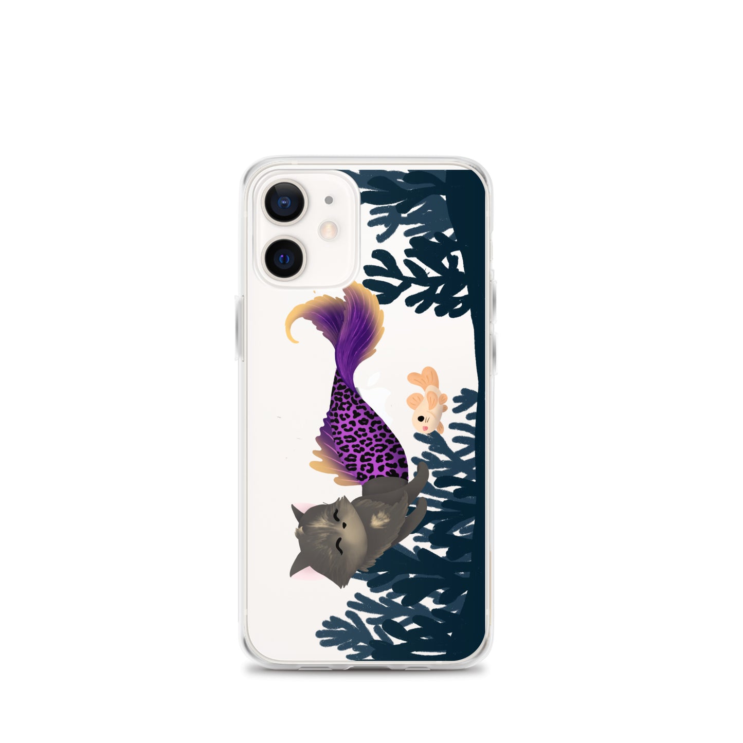 Purrmaid Scooty iPhone Clear Case