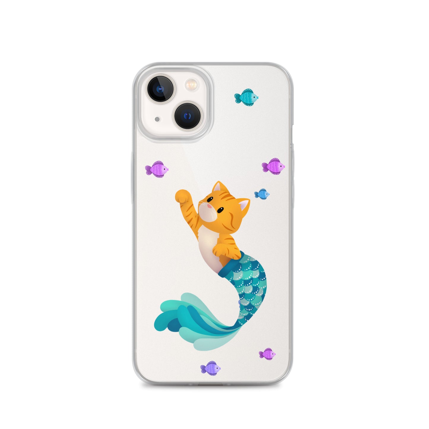 Purrman Jude iPhone Clear Case