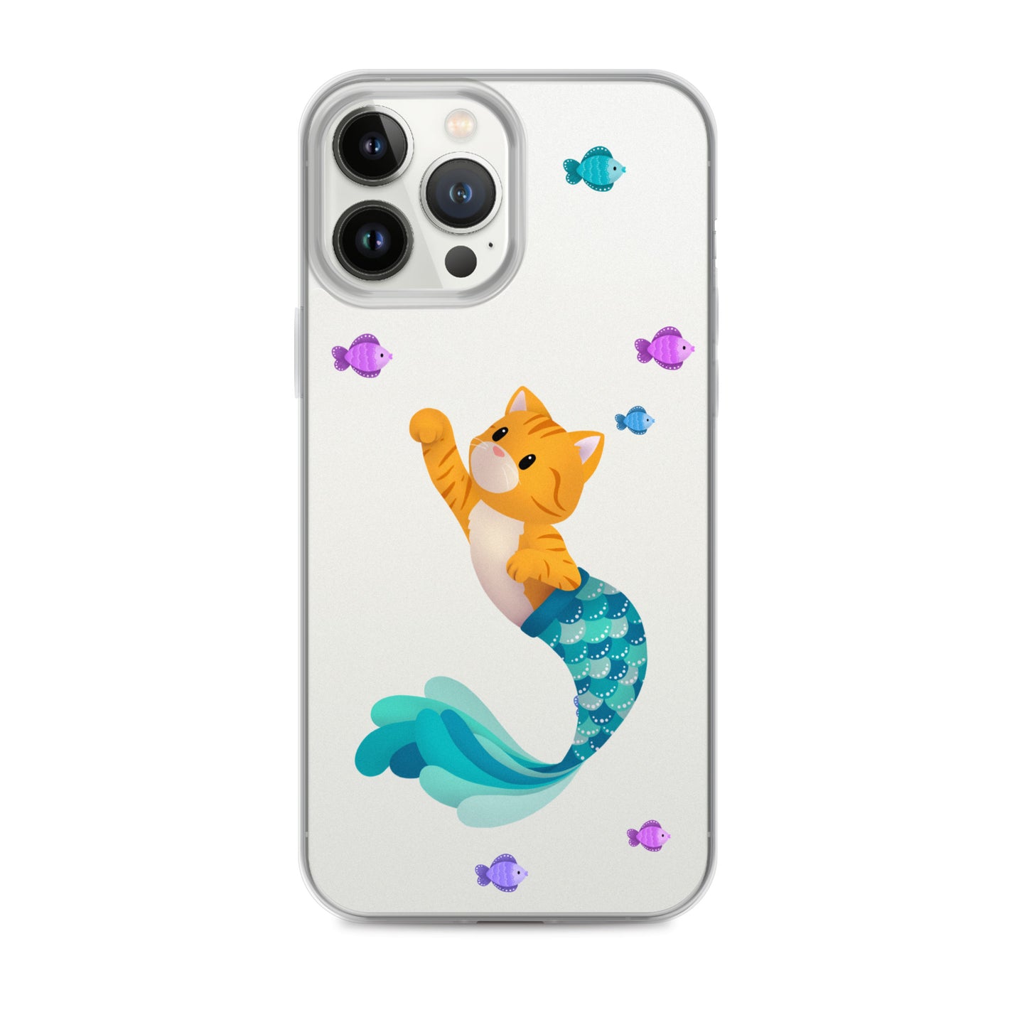 Purrman Jude iPhone Clear Case