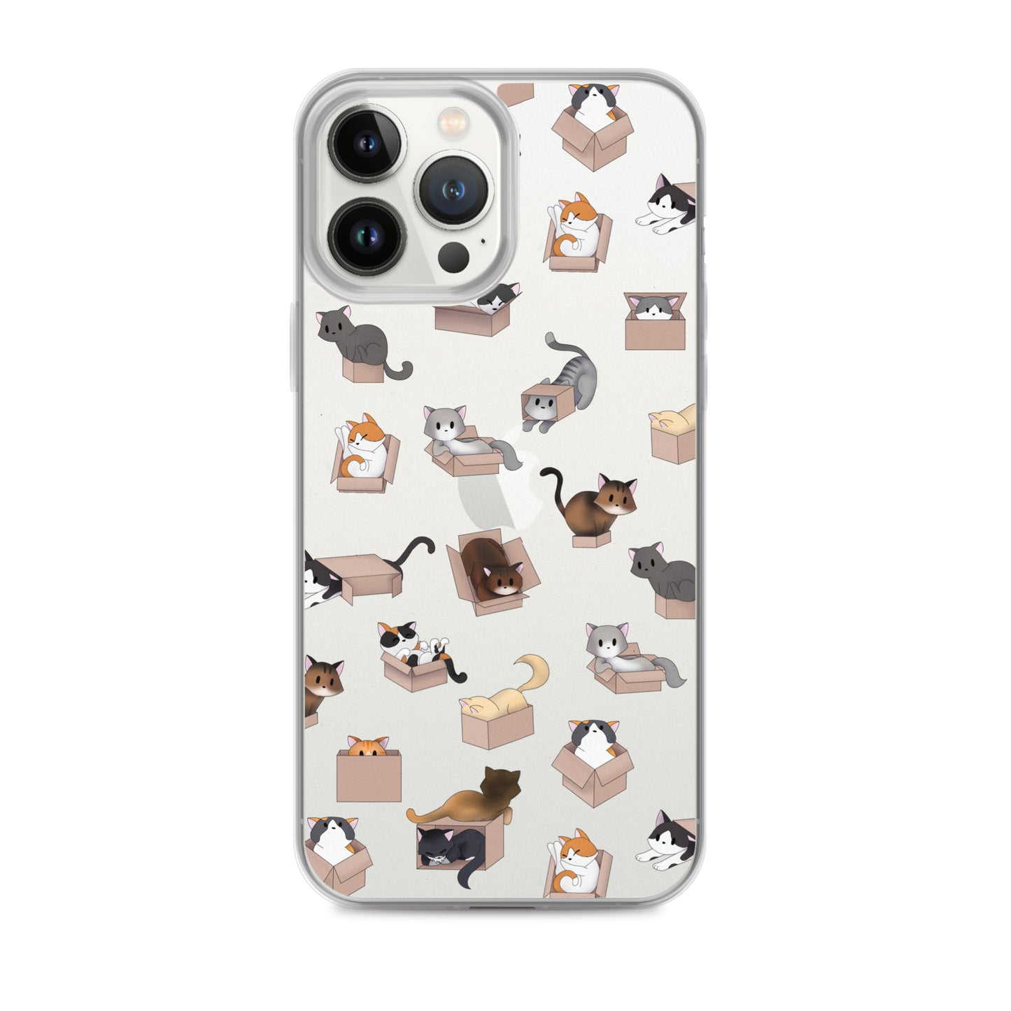 Kitty in a Box iPhone Clear Case