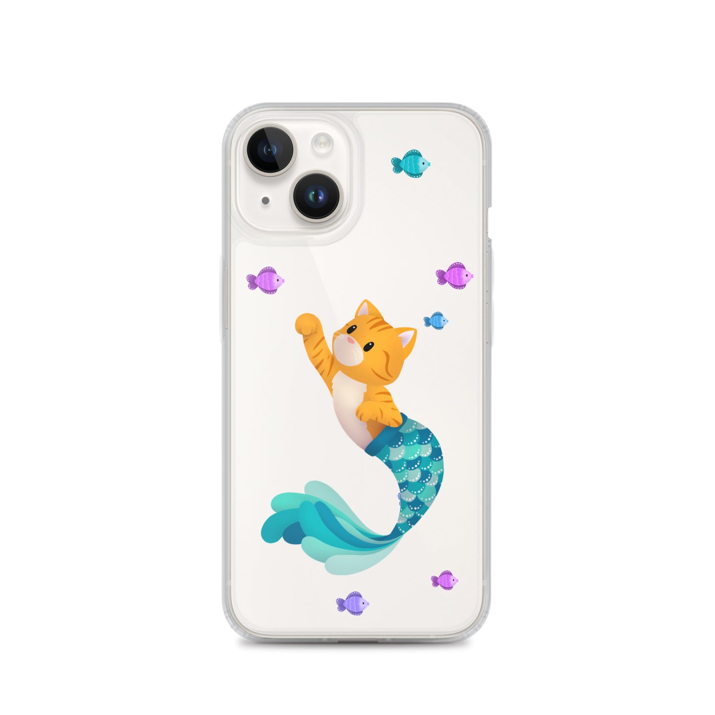 Purrman Jude iPhone Clear Case