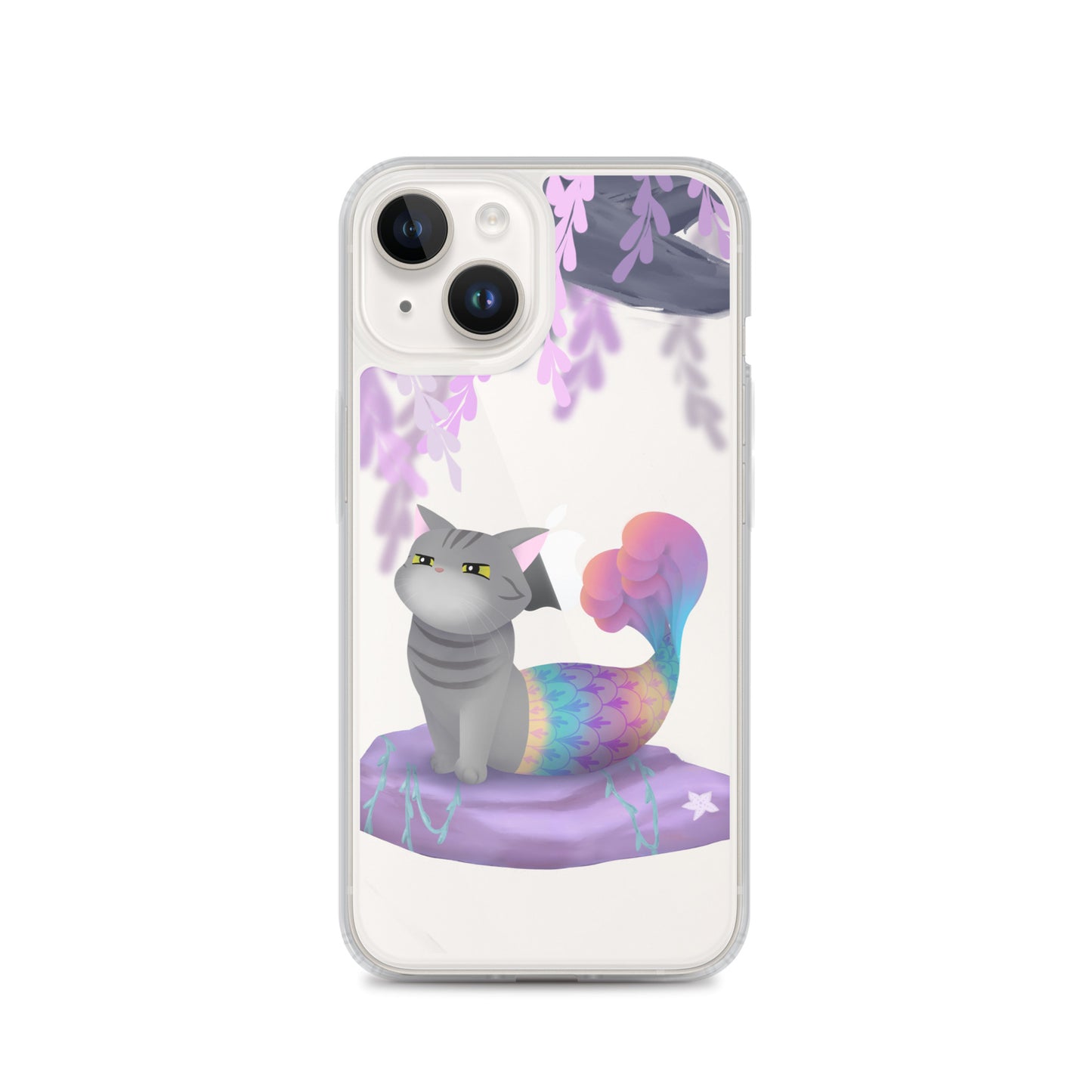 Purrmaid Dumpling iPhone Clear Case