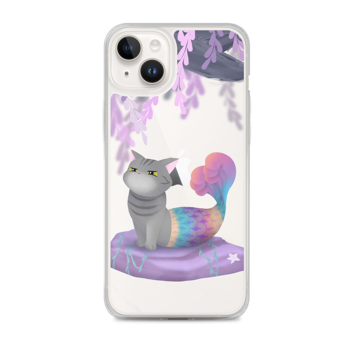 Purrmaid Dumpling iPhone Clear Case