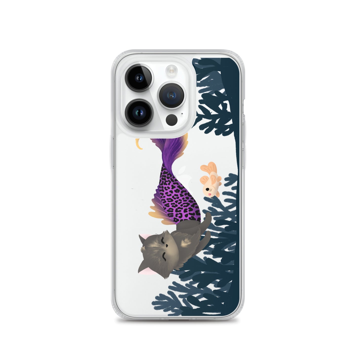 Purrmaid Scooty iPhone Clear Case