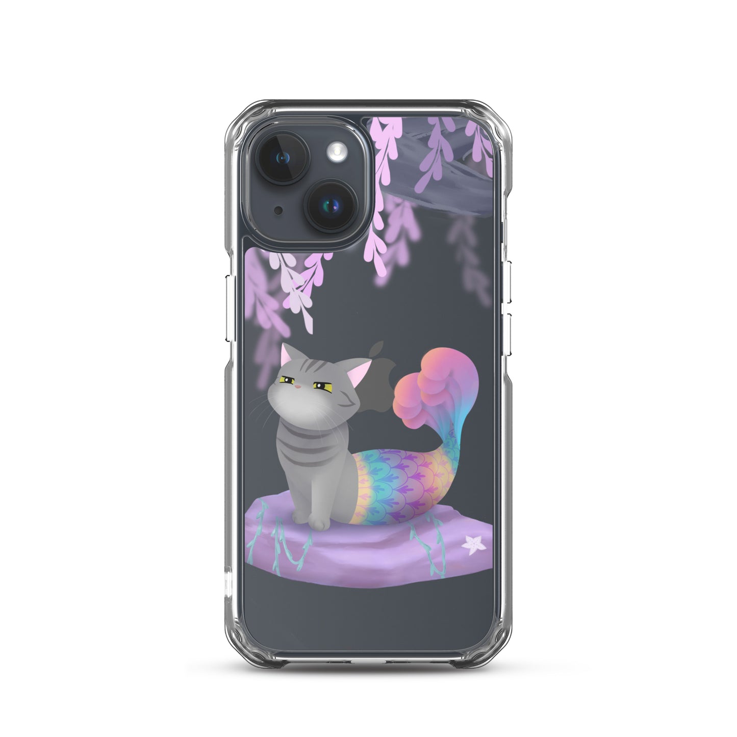 Purrmaid Dumpling iPhone Clear Case