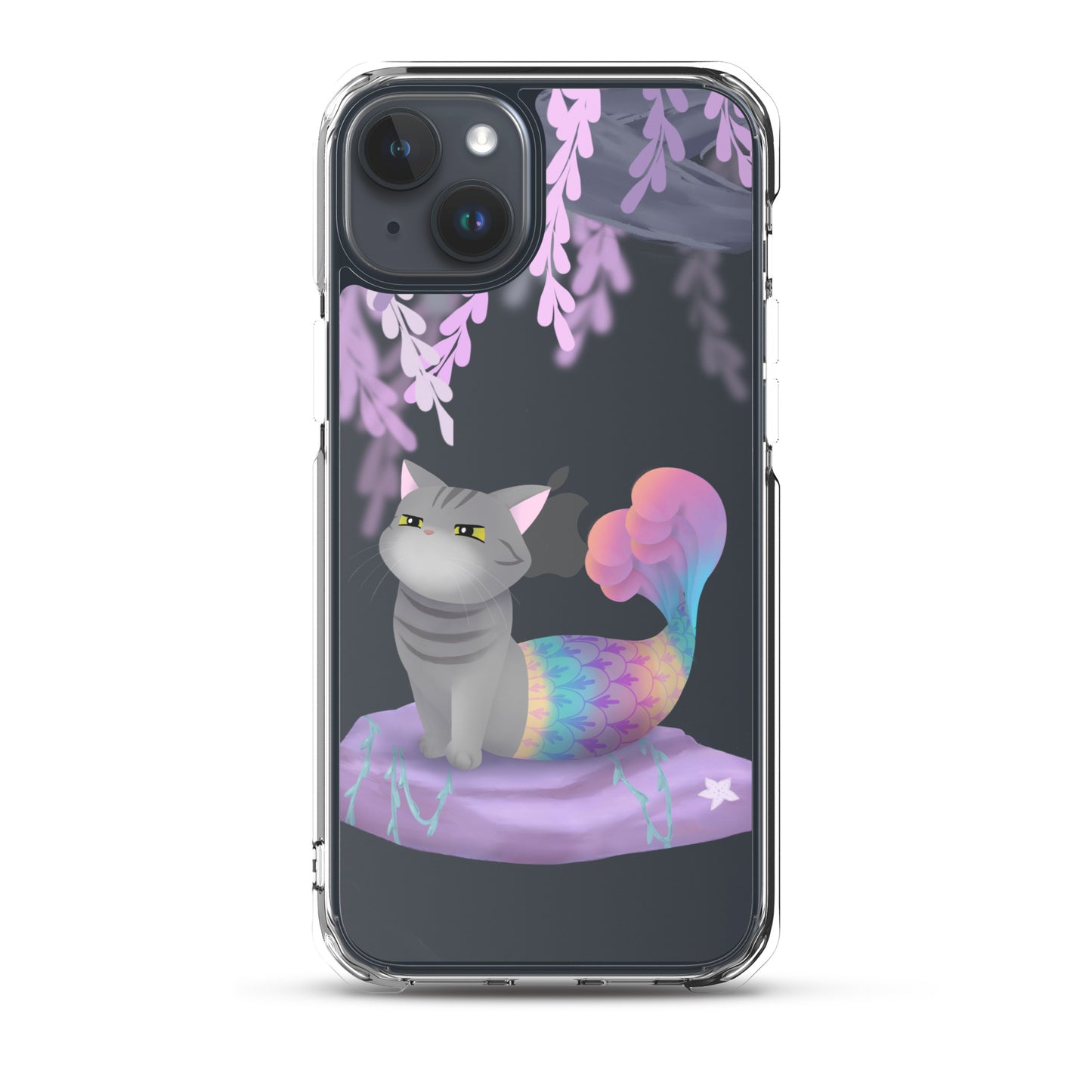 Purrmaid Dumpling iPhone Clear Case