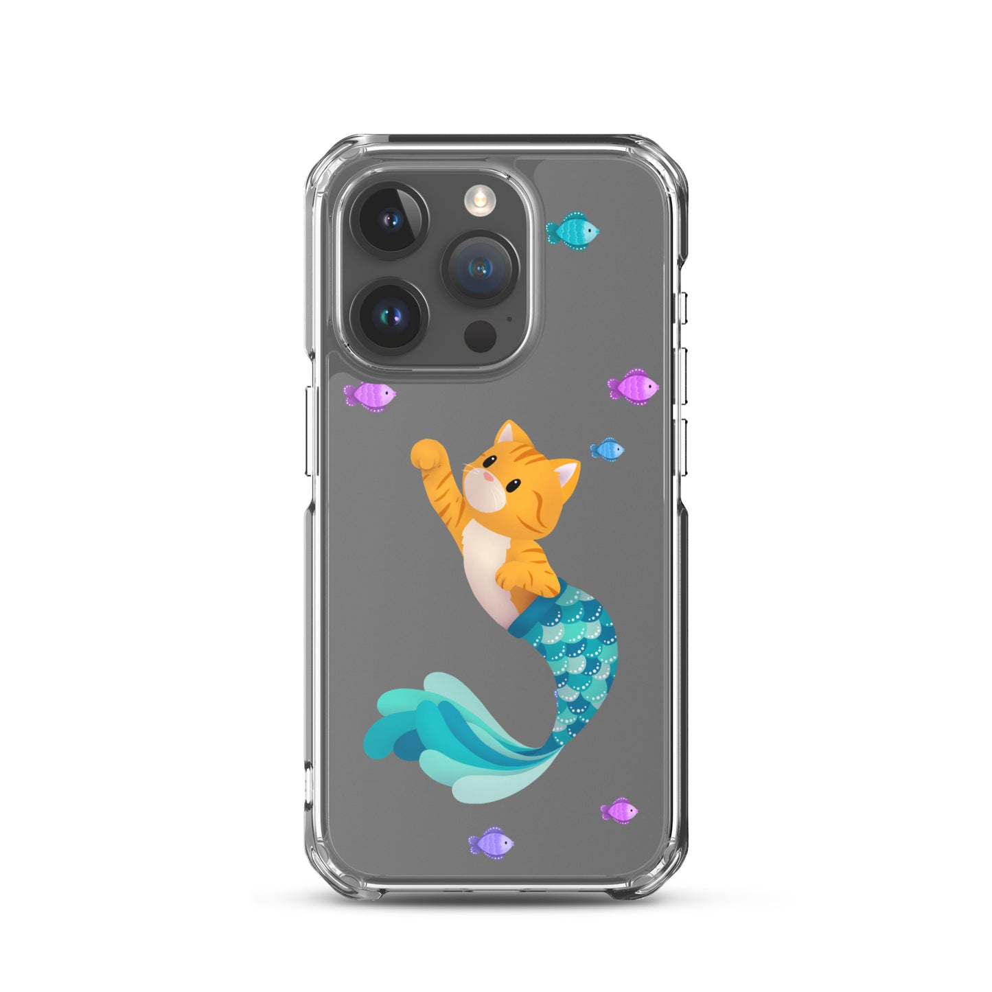 Purrman Jude iPhone Clear Case