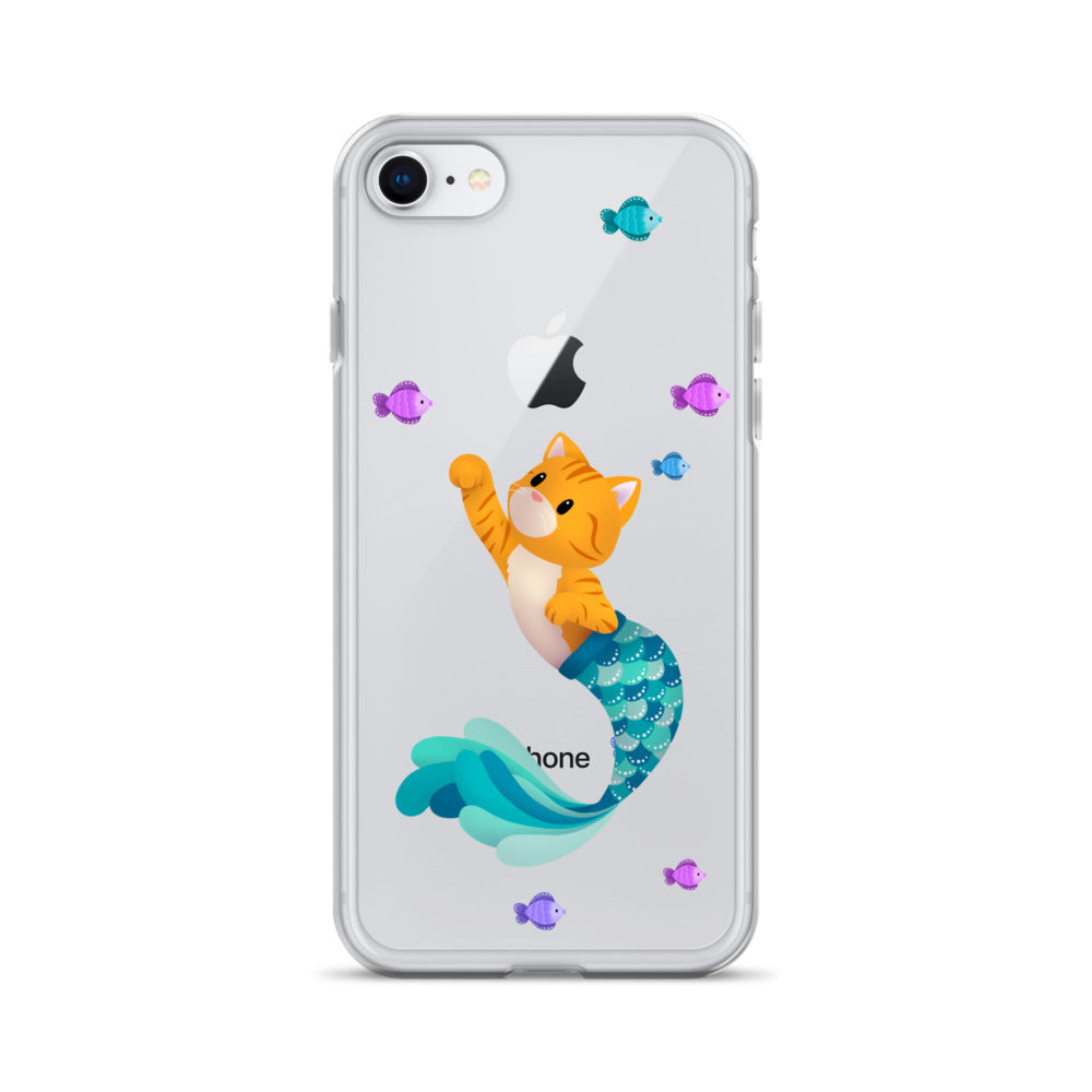 Purrman Jude iPhone Clear Case