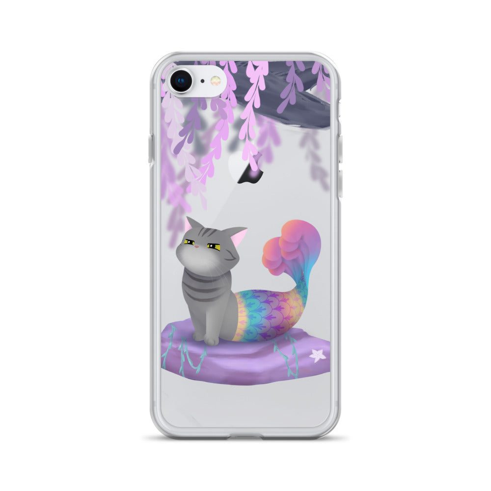 Purrmaid Dumpling iPhone Clear Case