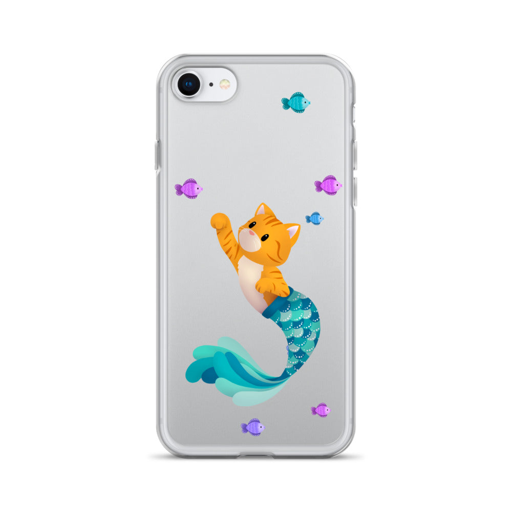 Purrman Jude iPhone Clear Case