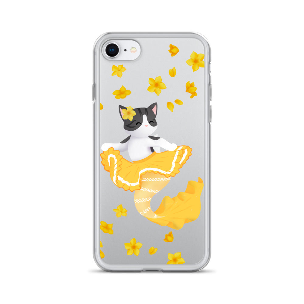 Purrmaid Scout iPhone Clear Case